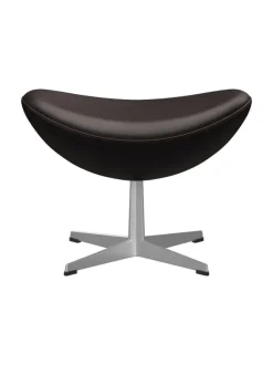 3127 Fodskammel til Ægget af Arne Jacobsen læder