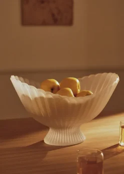 Fountain Glass Centrepiece, Frosted fra Ferm Living