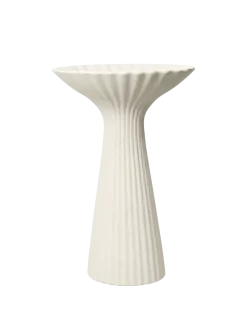 Fountain Pedestal Bowl, Ivory fra Ferm Living