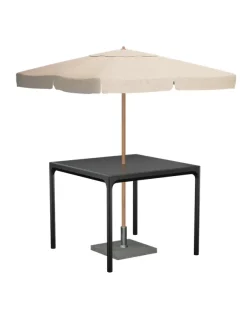 Four alu table 90 x 90 cm fra Houe