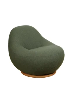 Gem Loungestol med Teak Drejefod fra Cane-line