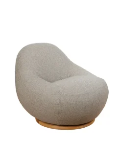 Gem Loungestol med Teak Drejefod fra Cane-line