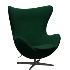 3316 Ægget loungestol, stel i brown bronze af Arne Jacobsen