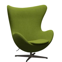 3316 Ægget loungestol, stel i brown bronze af Arne Jacobsen