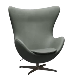 3316 Ægget loungestol, stel i brown bronze af Arne Jacobsen