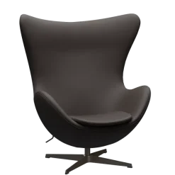 3316 Ægget loungestol, stel i brown bronze af Arne Jacobsen