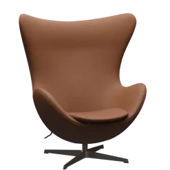 3316 Ægget loungestol, stel i brown bronze af Arne Jacobsen
