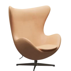3316 Ægget loungestol, stel i brown bronze af Arne Jacobsen
