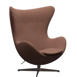 3316 Ægget loungestol, stel i brown bronze af Arne Jacobsen