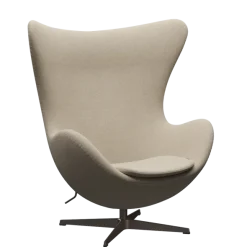 3316 Ægget loungestol, stel i brown bronze af Arne Jacobsen