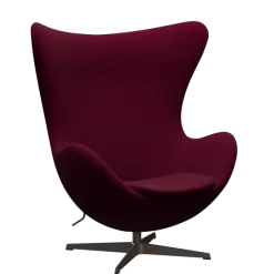 3316 Ægget loungestol, stel i brown bronze af Arne Jacobsen