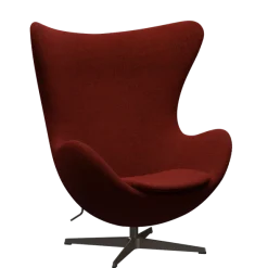 3316 Ægget loungestol, stel i brown bronze af Arne Jacobsen