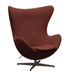 3316 Ægget loungestol, stel i brown bronze af Arne Jacobsen