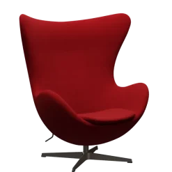 3316 Ægget loungestol, stel i brown bronze af Arne Jacobsen