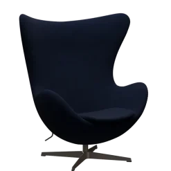 3316 Ægget loungestol, stel i brown bronze af Arne Jacobsen