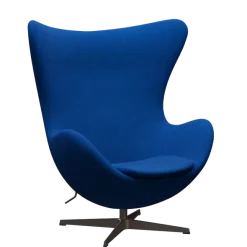 3316 Ægget loungestol, stel i brown bronze af Arne Jacobsen