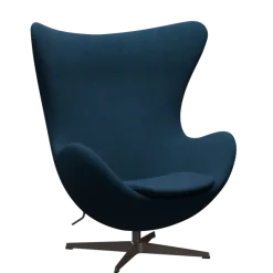 3316 Ægget loungestol, stel i brown bronze af Arne Jacobsen