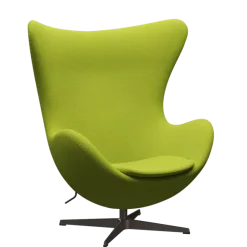 3316 Ægget loungestol, stel i brown bronze af Arne Jacobsen