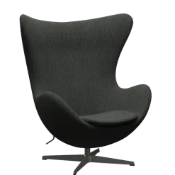 3316 Ægget loungestol, stel i warm graphite af Arne Jacobsen