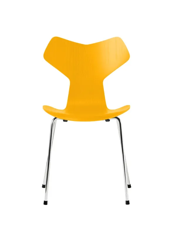 3130 Grand Prix stol i farvet ask af Arne Jacobsen