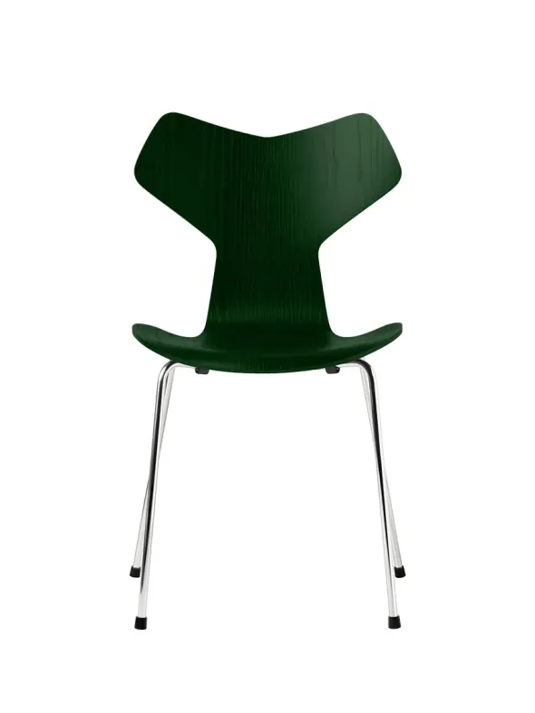 3130 Grand Prix stol i farvet ask af Arne Jacobsen