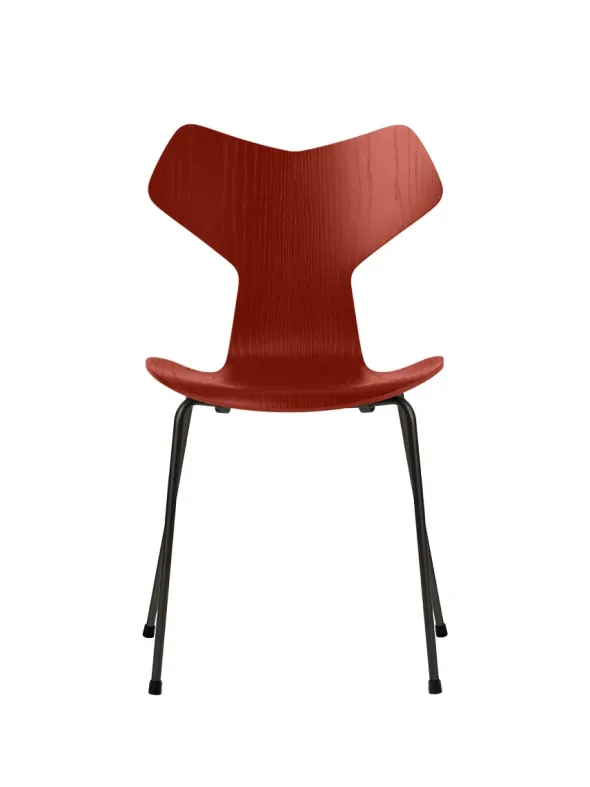 3130 Grand Prix stol i farvet ask af Arne Jacobsen