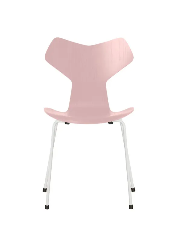 3130 Grand Prix stol i farvet ask af Arne Jacobsen