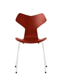 3130 Grand Prix stol i farvet ask af Arne Jacobsen