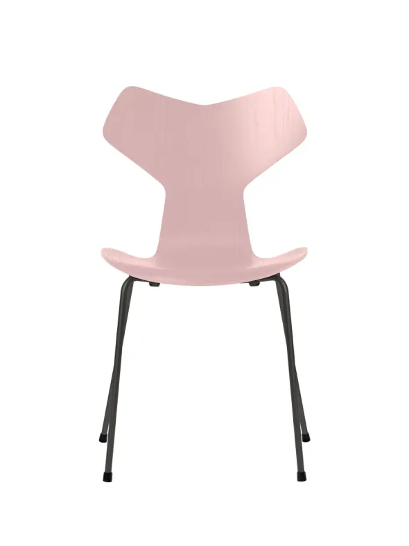 3130 Grand Prix stol i farvet ask af Arne Jacobsen