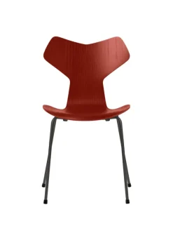 3130 Grand Prix stol i farvet ask af Arne Jacobsen