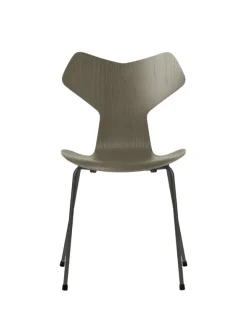3130 Grand Prix stol i farvet ask af Arne Jacobsen