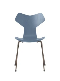 3130 Grand Prix stol i farvet ask af Arne Jacobsen