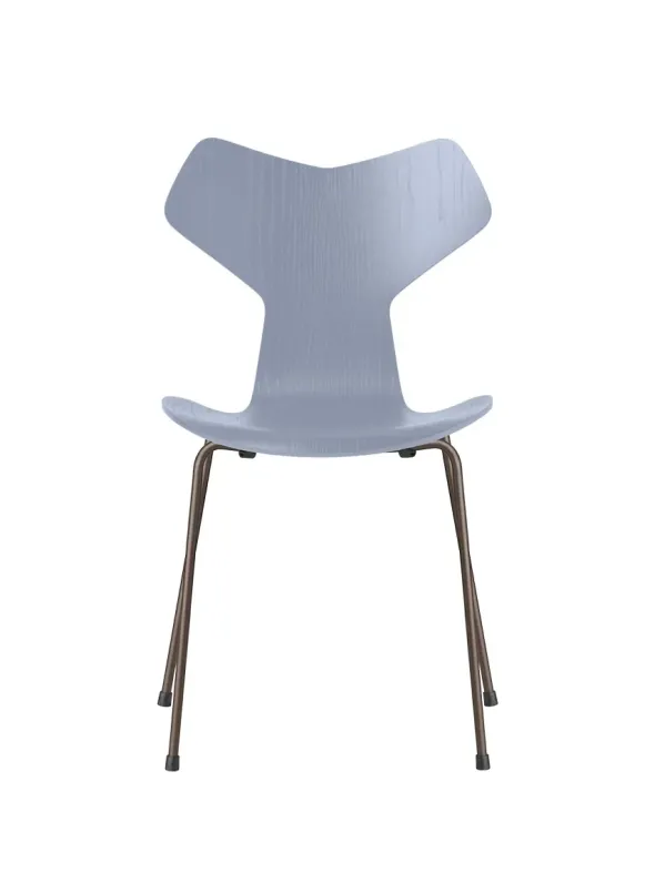 3130 Grand Prix stol i farvet ask af Arne Jacobsen