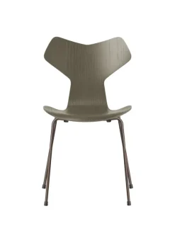 3130 Grand Prix stol i farvet ask af Arne Jacobsen