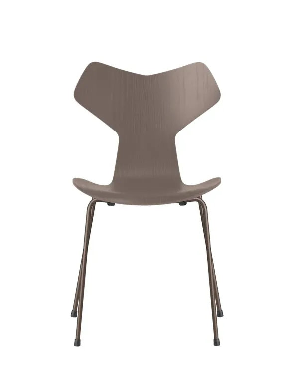 3130 Grand Prix stol i farvet ask af Arne Jacobsen