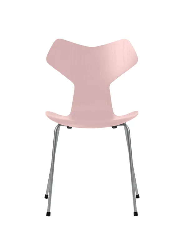 3130 Grand Prix stol i farvet ask af Arne Jacobsen