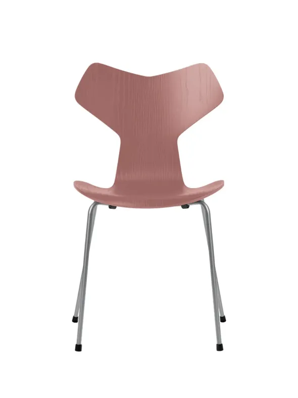 3130 Grand Prix stol i farvet ask af Arne Jacobsen