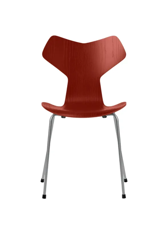 3130 Grand Prix stol i farvet ask af Arne Jacobsen