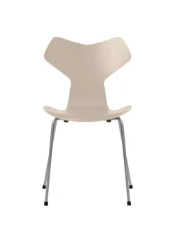 3130 Grand Prix stol i farvet ask af Arne Jacobsen