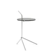 Halten SH9 Sidebord, polished steel & smoked glass fra &Tradition