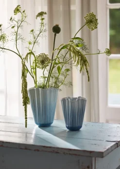 Hammershøi Unfold vase, blå fra Kähler