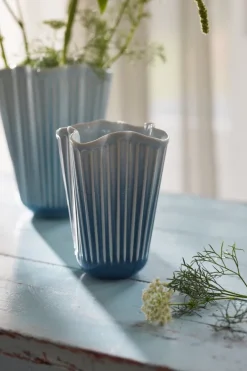Hammershøi Unfold vase, blå fra Kähler