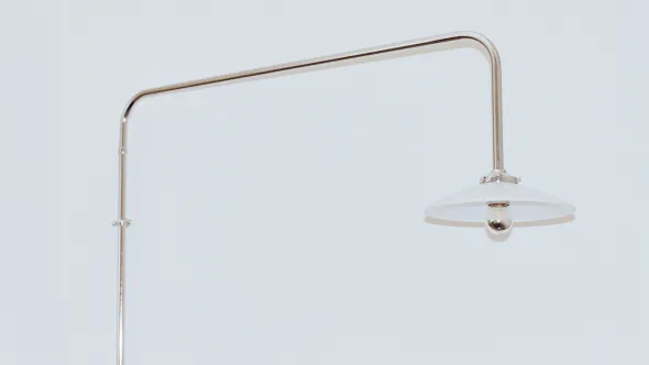 Hanging Lamp No. 5, Chromed Steel fra Valerie Objects