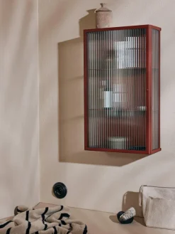 Haze Wall Cabinet, reeded glass 35x60 fra Ferm Living