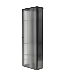 Haze Wall Cabinet, reeded glass 35x100 fra Ferm Living