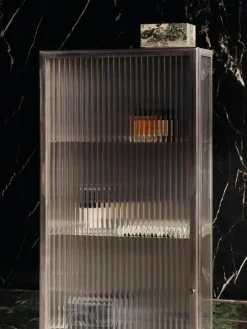 Haze Wall Cabinet, reeded glass 35x100 fra Ferm Living