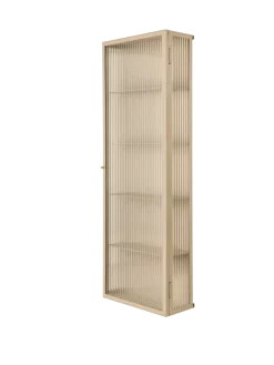 Haze Wall Cabinet, reeded glass 35x100 fra Ferm Living