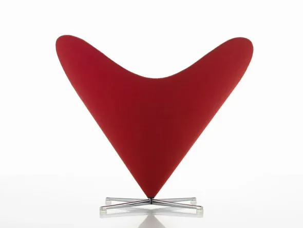 Heart Cone Chair af Verner Panton