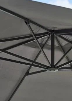 Hyde Luxe Parasol, 3x4 m inkl. fod fra Cane-line