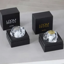 ICE BALL Portable Bordlampe, krom fra Loom Design